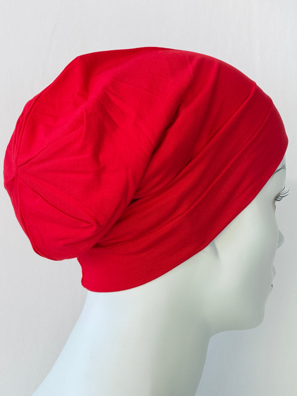 Beanie für Chemo & Alopezie - kühle Farben