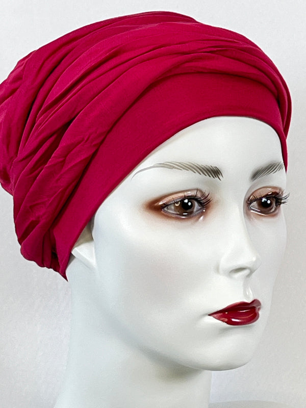 Mützen für Chemo & Alopezie - Uni mit Stirnband