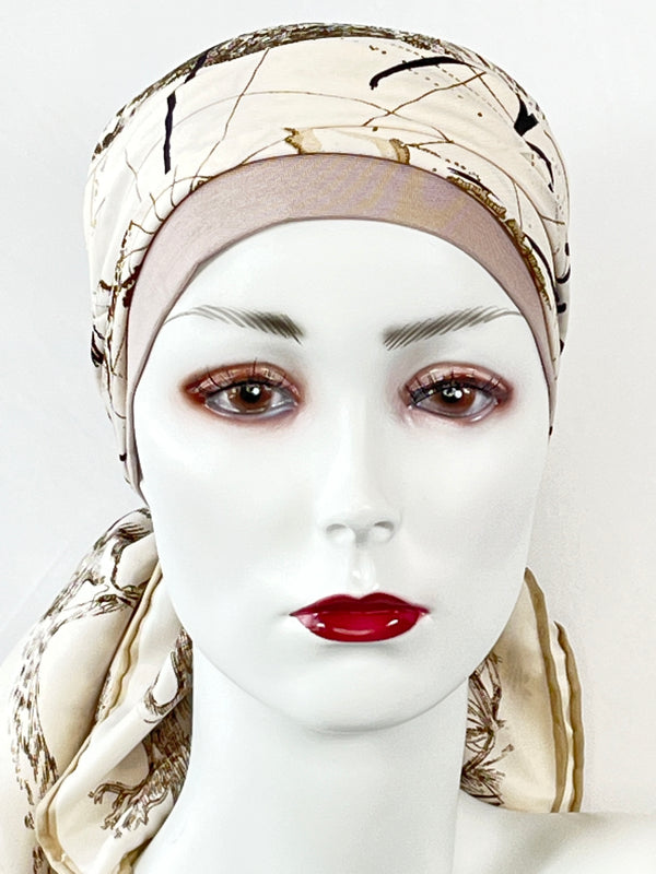 Kopftücher / warme Farben