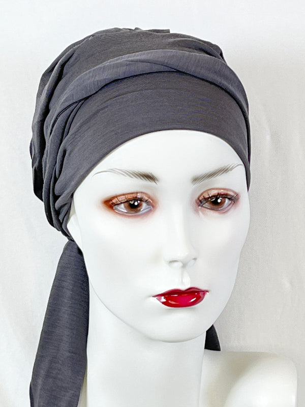 Chemo-Mützen & angenähtem Nackenband