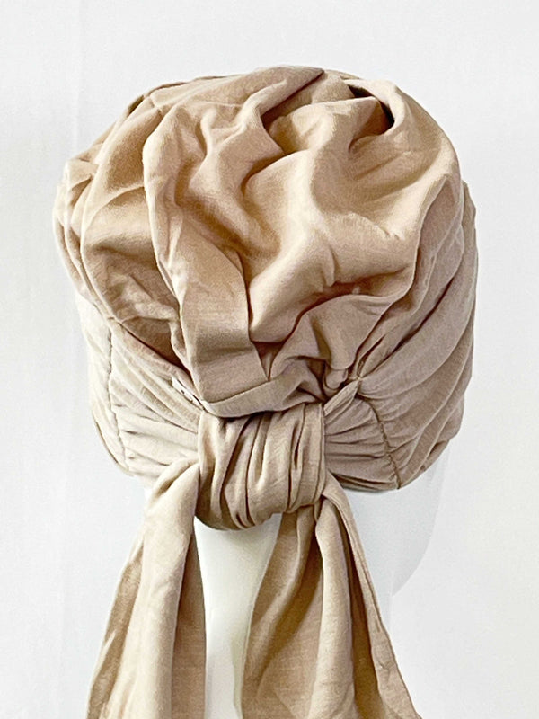 Chemo-Mützen & angenähtem Nackenband