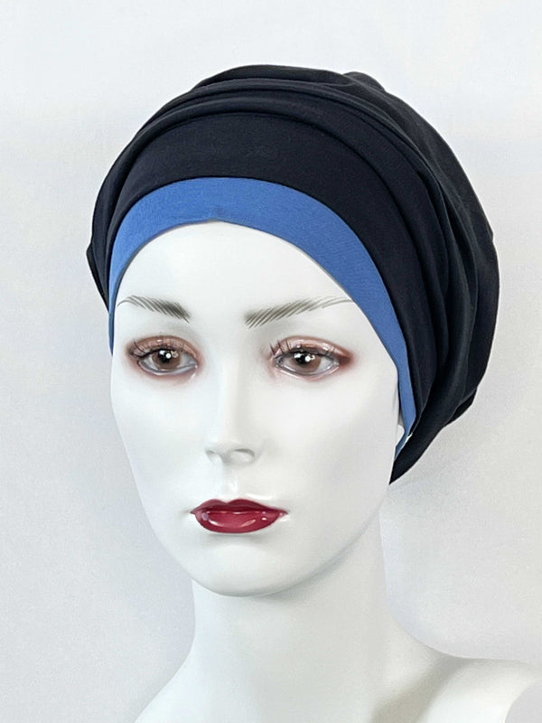 Chemo Mützen Kombinationen Schwarz