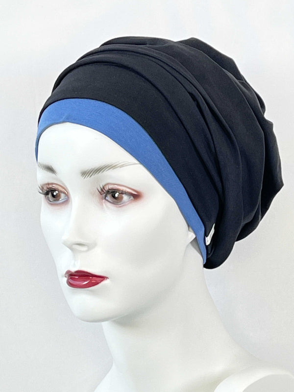 Chemo Mützen Kombinationen Schwarz