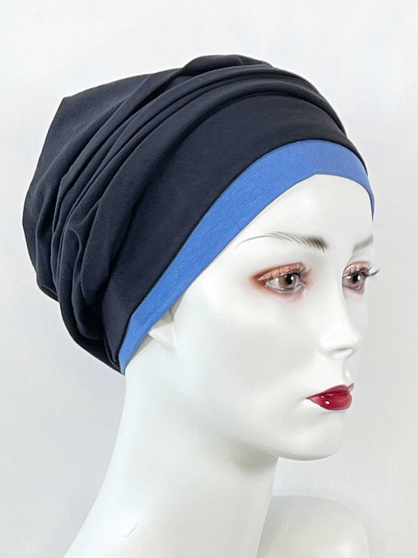 Chemo Mützen Kombinationen Schwarz