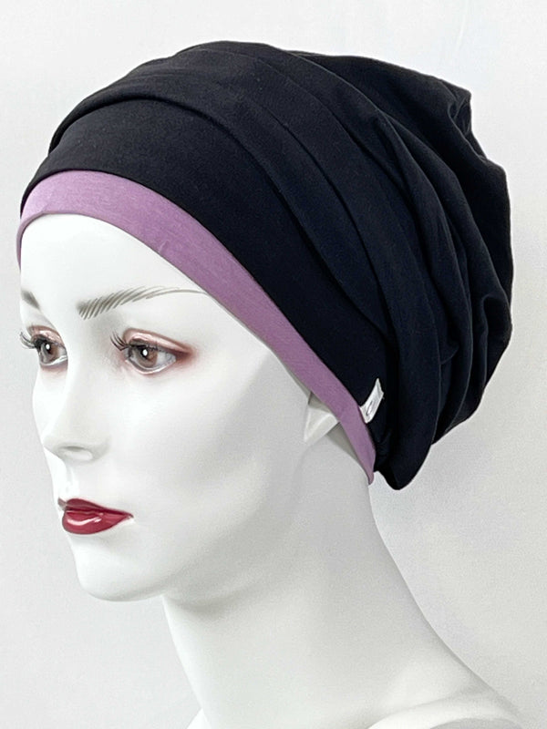 Chemo Mützen Kombinationen Schwarz