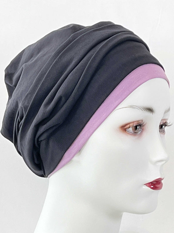 Chemo Mützen Kombinationen Schwarz