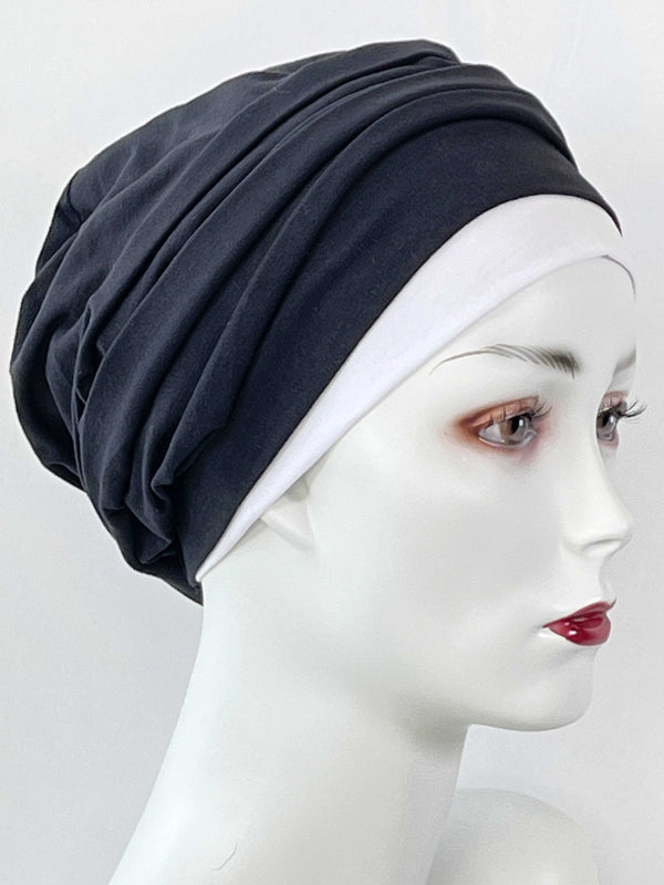 Chemo Mützen Kombinationen Schwarz