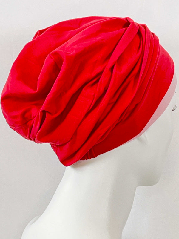 Chemo Mützen Kombinationen Rot