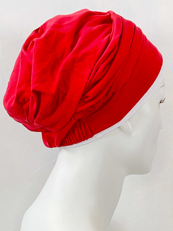 Chemo Mützen Kombinationen Rot