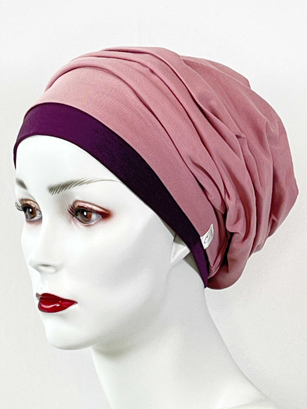 Chemo Mützen Kombinationen Altrose