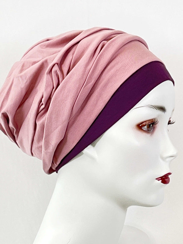 Chemo Mützen Kombinationen Altrose