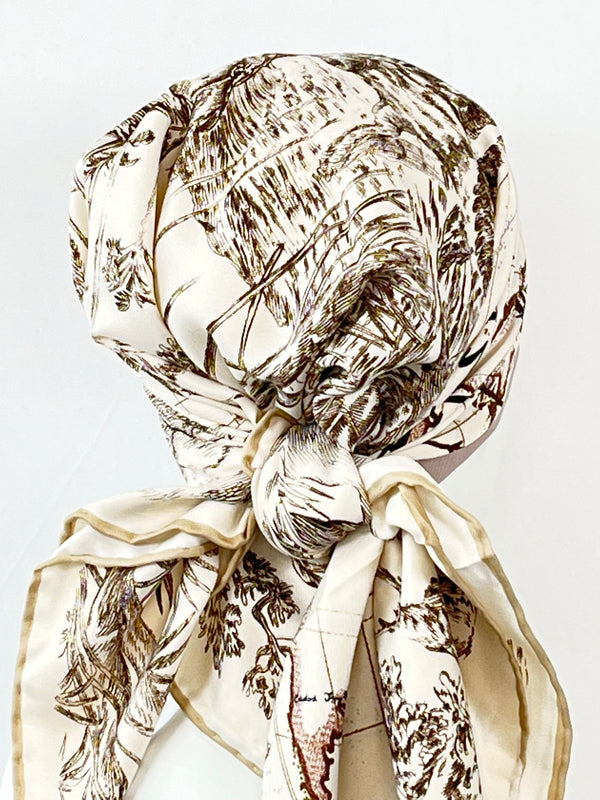 Kopftücher / warme Farben