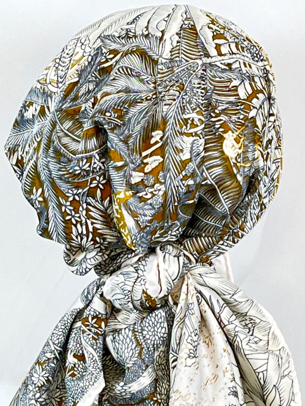 Kopftücher / kühle Farben