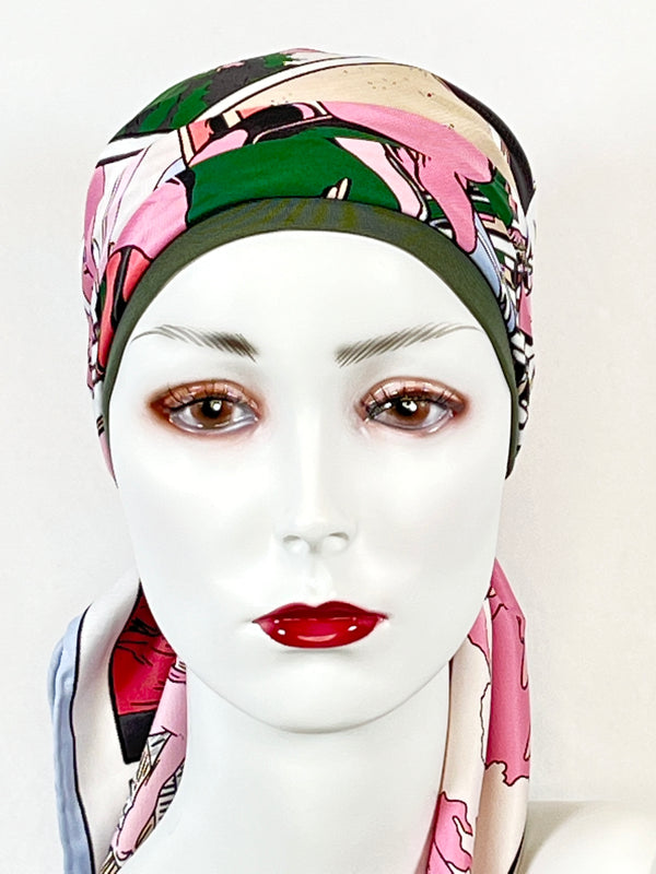 Kopftücher / kühle Farben