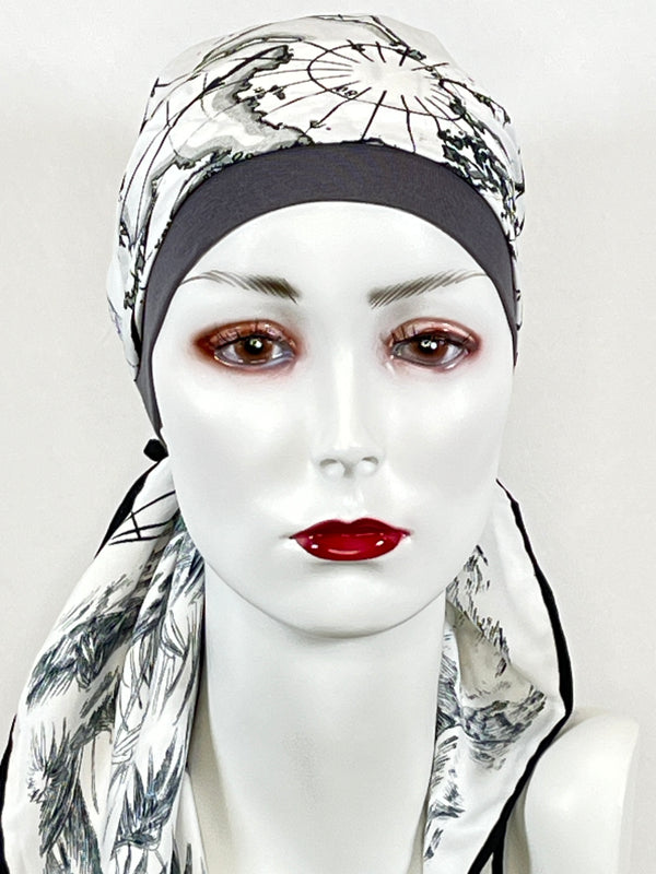 Kopftücher / kühle Farben