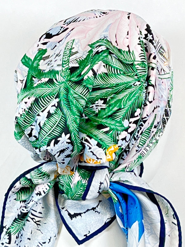 Kopftücher / kühle Farben