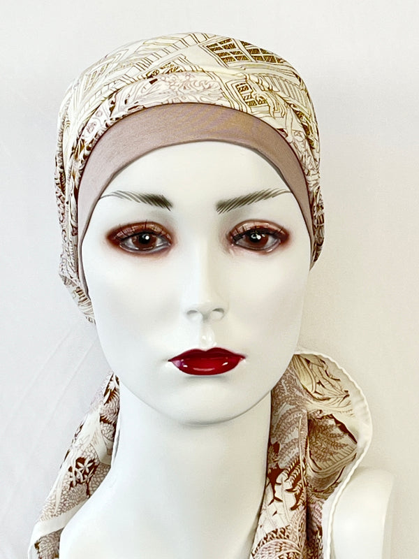 Kopftücher / warme Farben