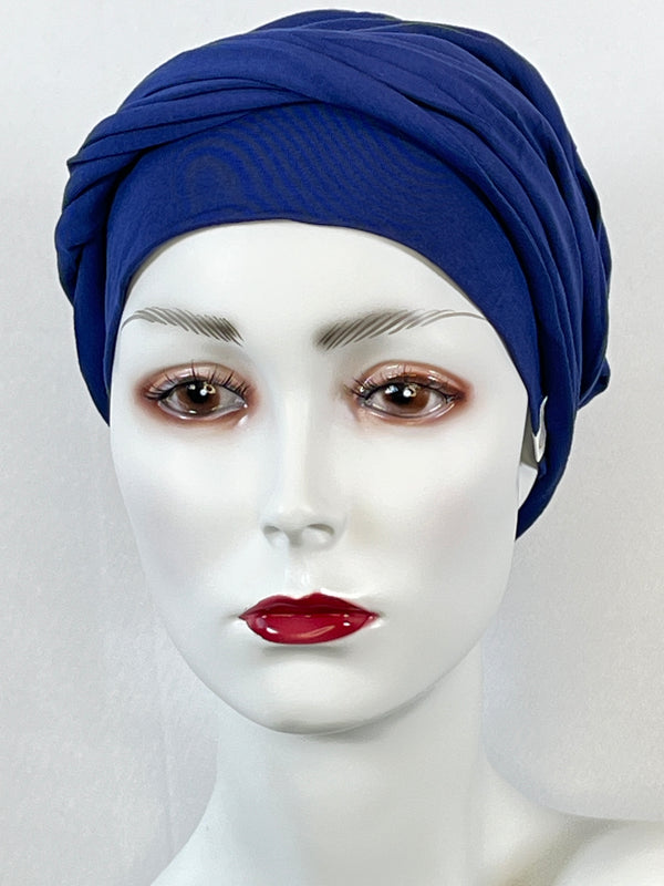 Mützen für Chemo & Alopezie - Uni mit Stirnband