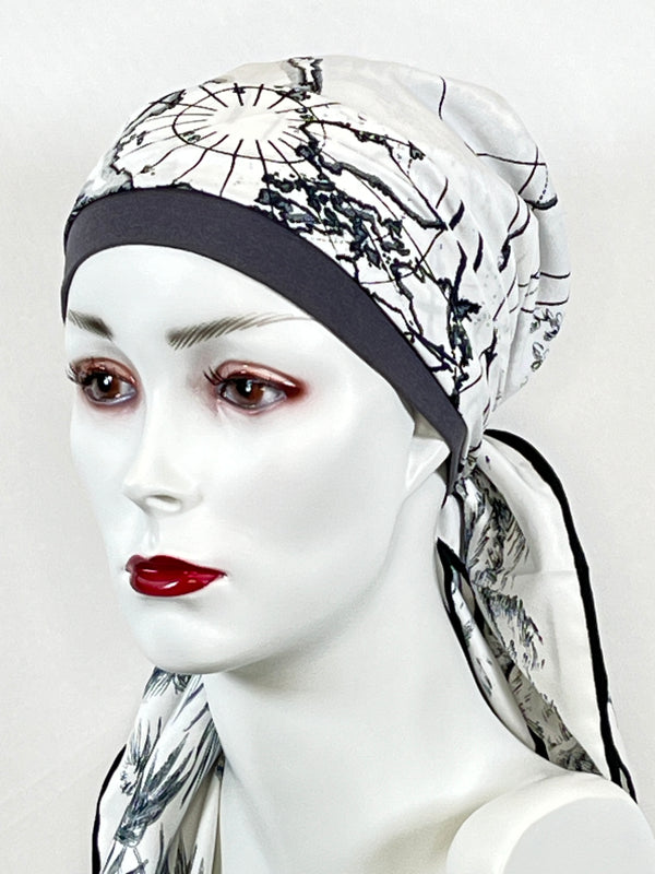 Kopftücher / kühle Farben