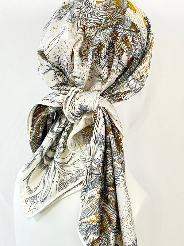 Kopftücher / warme Farben