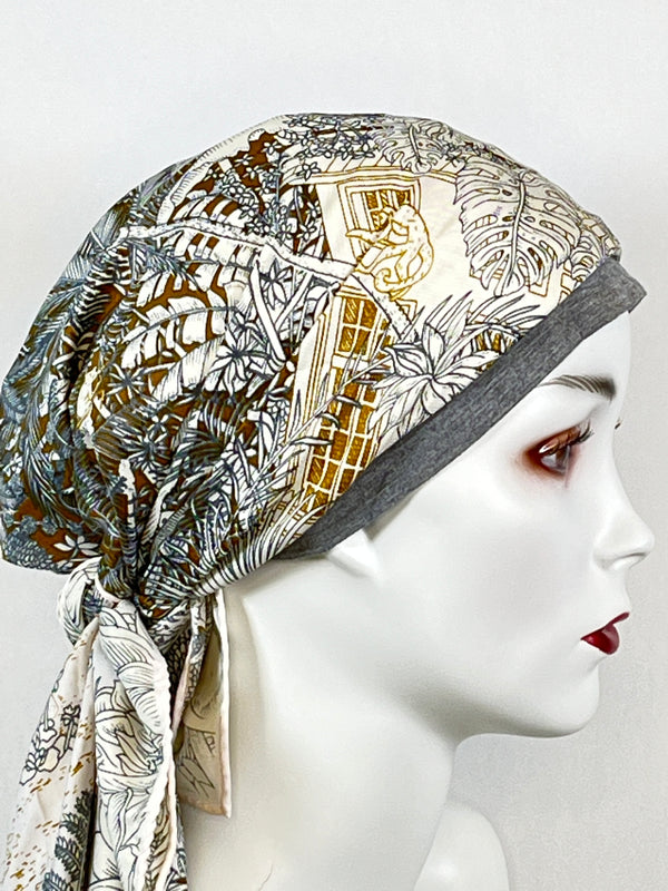 Kopftücher / kühle Farben