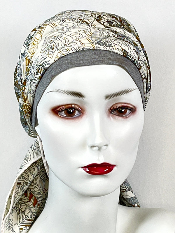 Kopftücher / kühle Farben