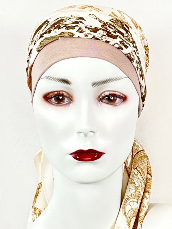 Kopftücher / warme Farben