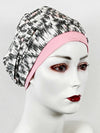 Chemo Mützen Kombination Ikat Print & Beanie Altrose