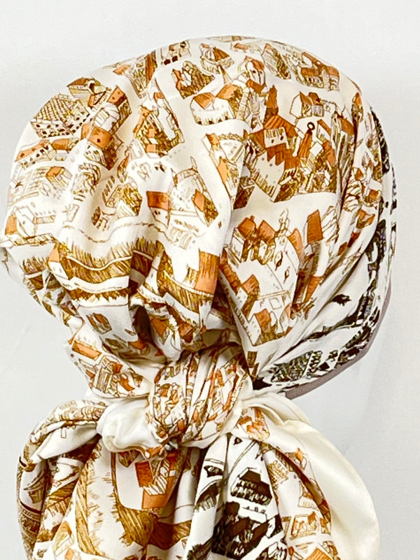 Kopftücher / warme Farben