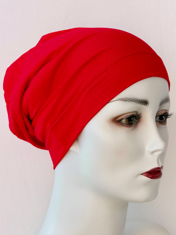 Beanie für Chemo & Alopezie - kühle Farben