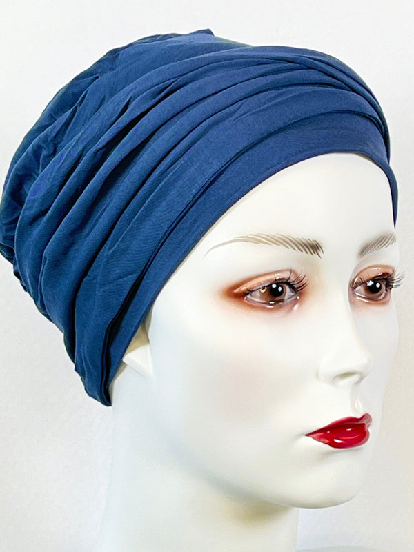 Mützen für Chemo & Alopezie - Uni mit Stirnband