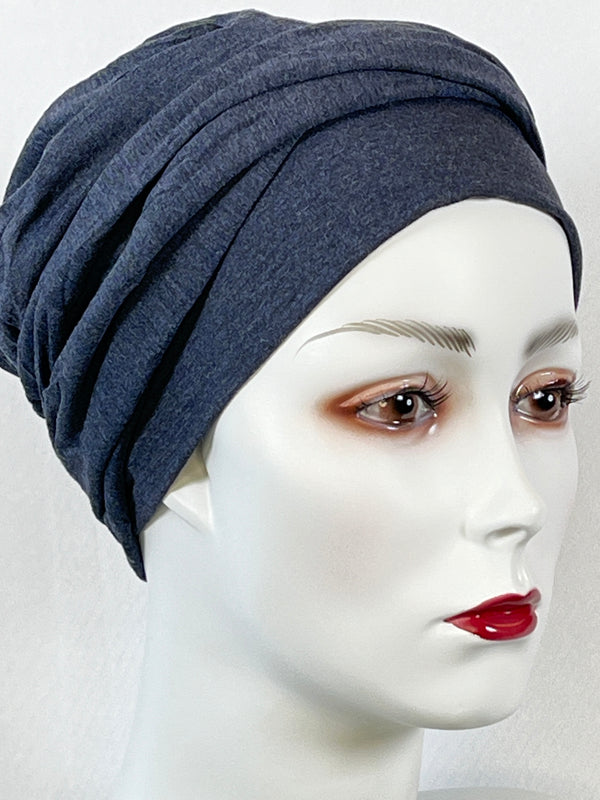Mützen für Chemo & Alopezie - Uni mit Stirnband
