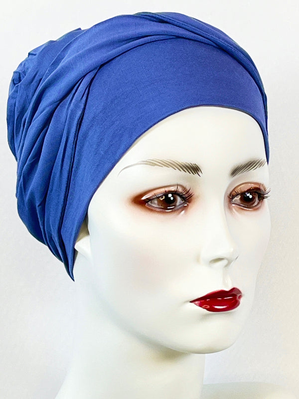 Mützen für Chemo & Alopezie - Uni mit Stirnband