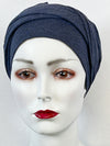 Mützen für Chemo & Alopezie - Uni mit Stirnband