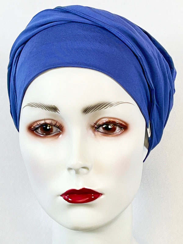 Mützen für Chemo & Alopezie - Uni mit Stirnband