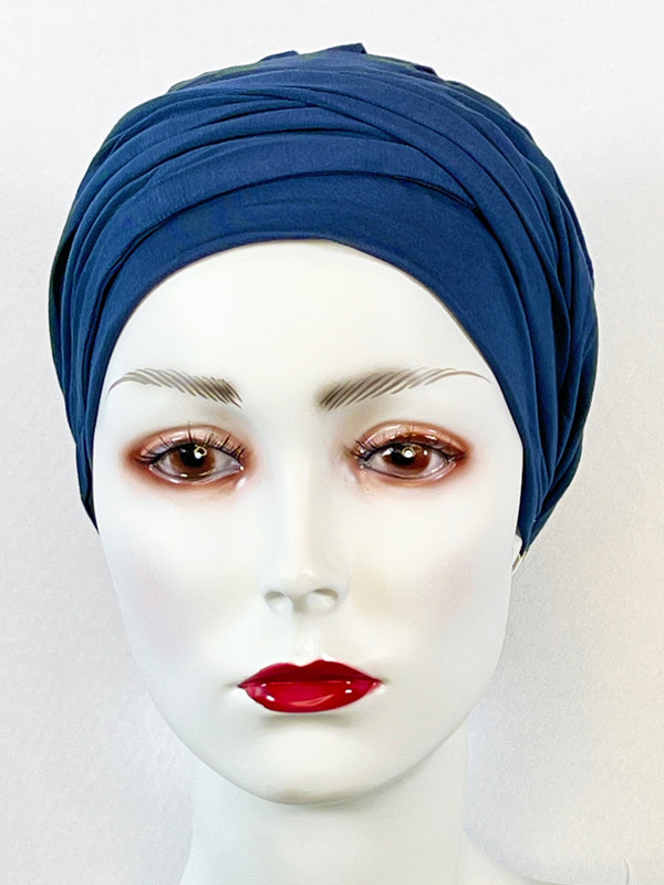 Mützen für Chemo & Alopezie - Uni mit Stirnband