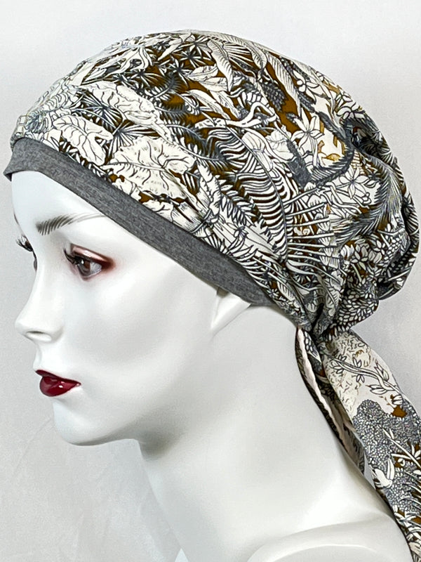 Kopftücher / kühle Farben