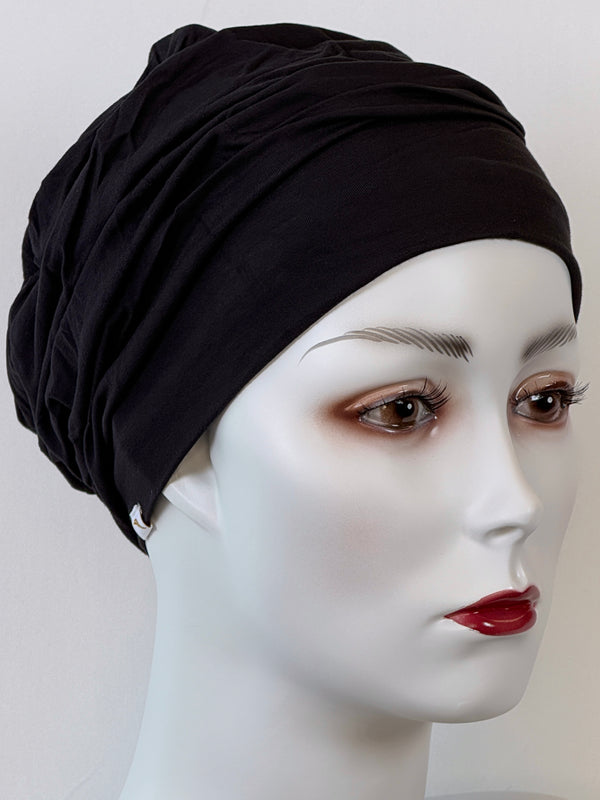 Mützen für Chemo & Alopezie - Uni mit Schmucknaht