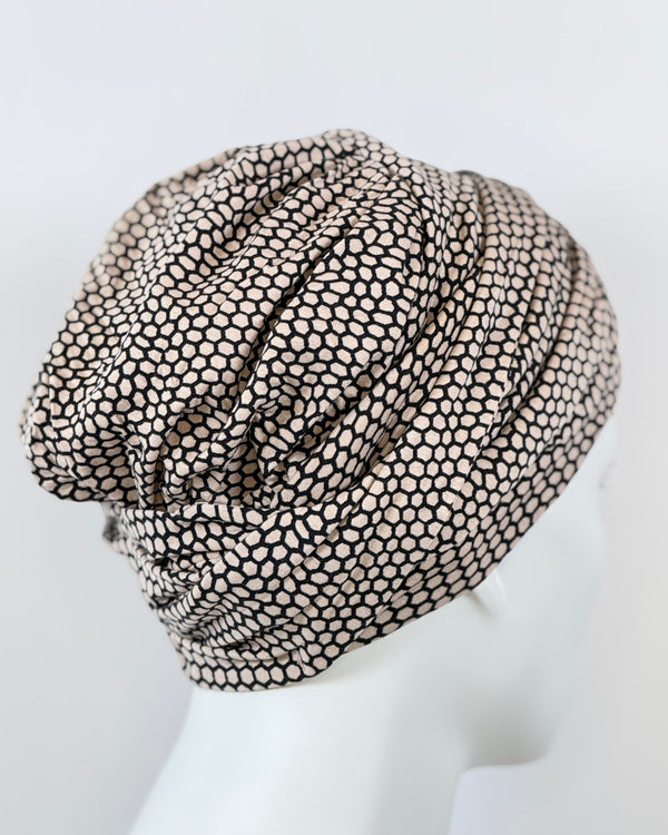 Mützen für Chemo & Alopezie - Gemustert mit Stirnband