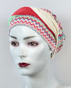 Mützen für Chemo & Alopezie - Gemustert mit Stirnband
