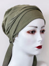 Mützen für Chemo & Alopezie - Uni mit Nackenband