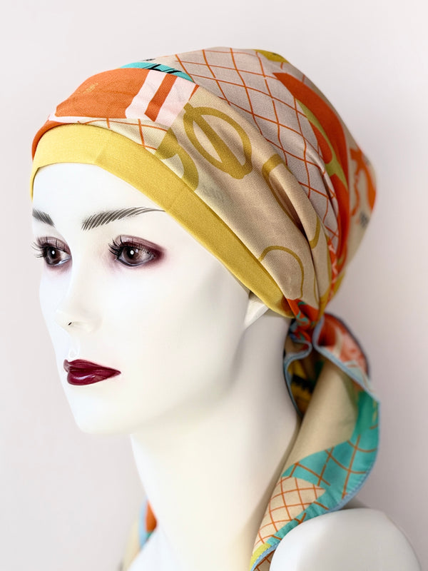 Kopftücher für Chemo & Alopezie - Warme Farben im Set