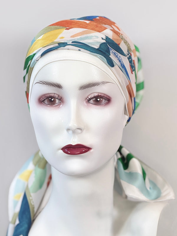 Kopftücher für Chemo & Alopezie - Kühle Farben im Set