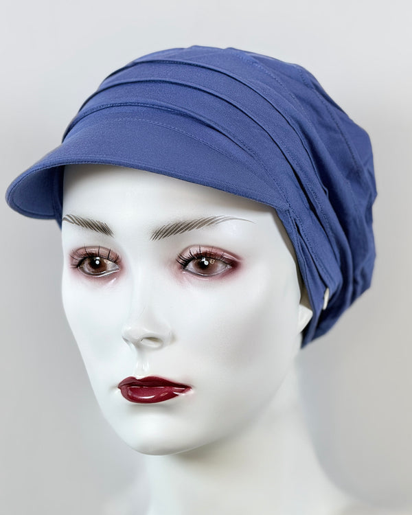 Schildmützen für Chemo & Alopezie mit Biesen