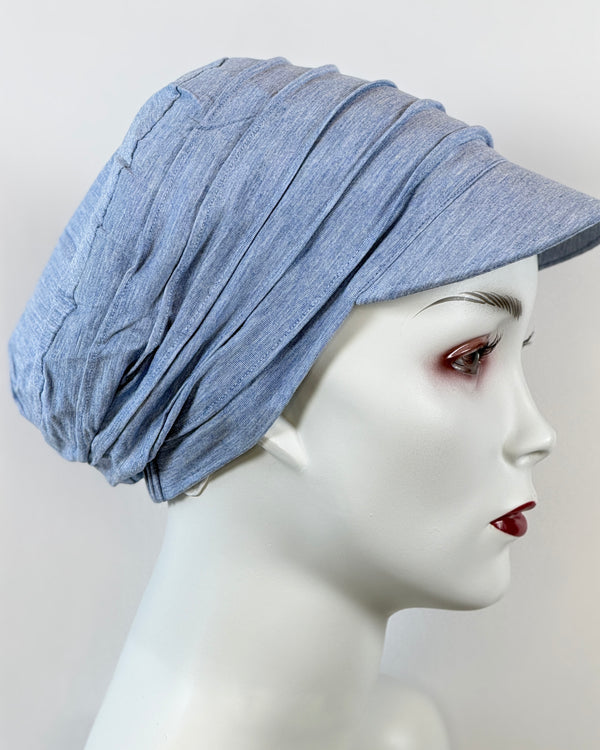 Schildmützen für Chemo & Alopezie mit Biesen