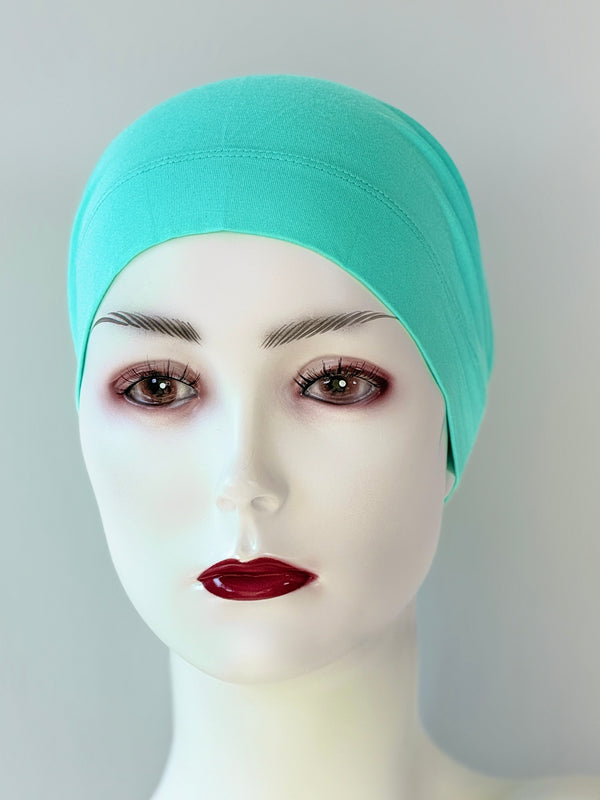 Beanie für Chemo & Alopezie - kühle Farben
