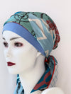 Kopftücher für Chemo & Alopezie - Kühle Farben im Set
